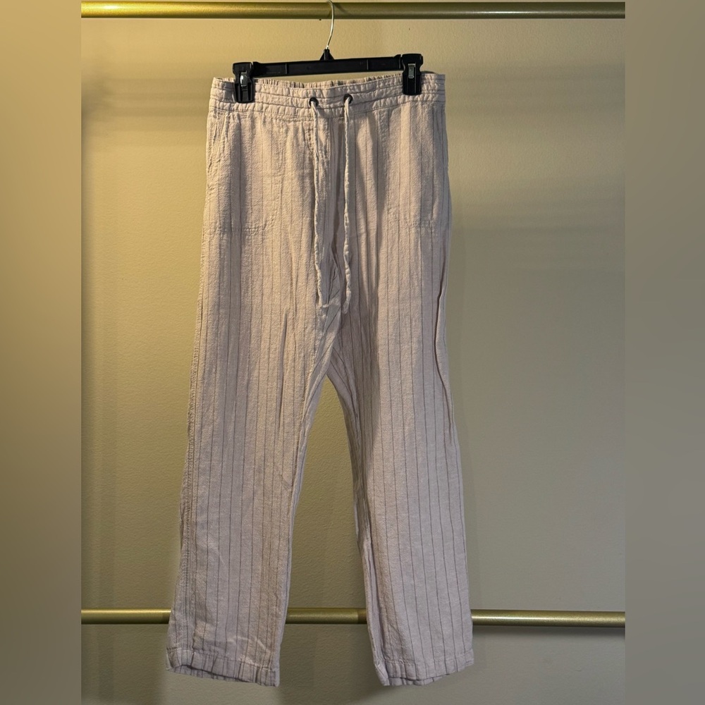#27 Women's Casual Cream Drawstring Pants